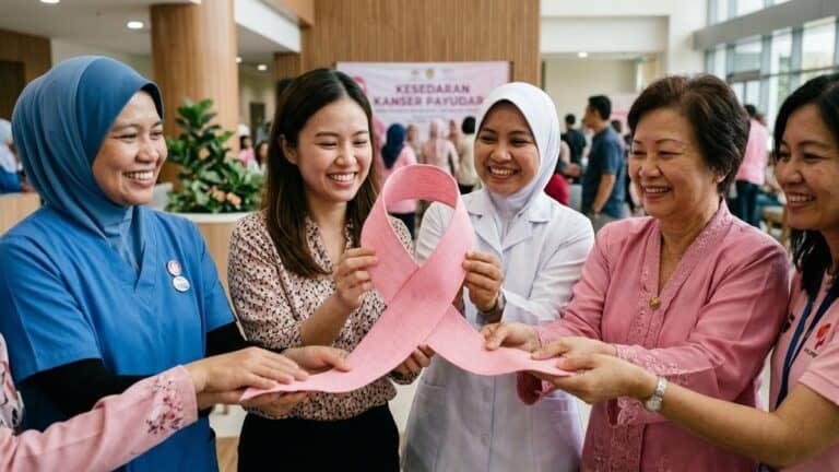 Breast cancer awareness campaign supporting Sabah Kinabalu Pink Ribbon