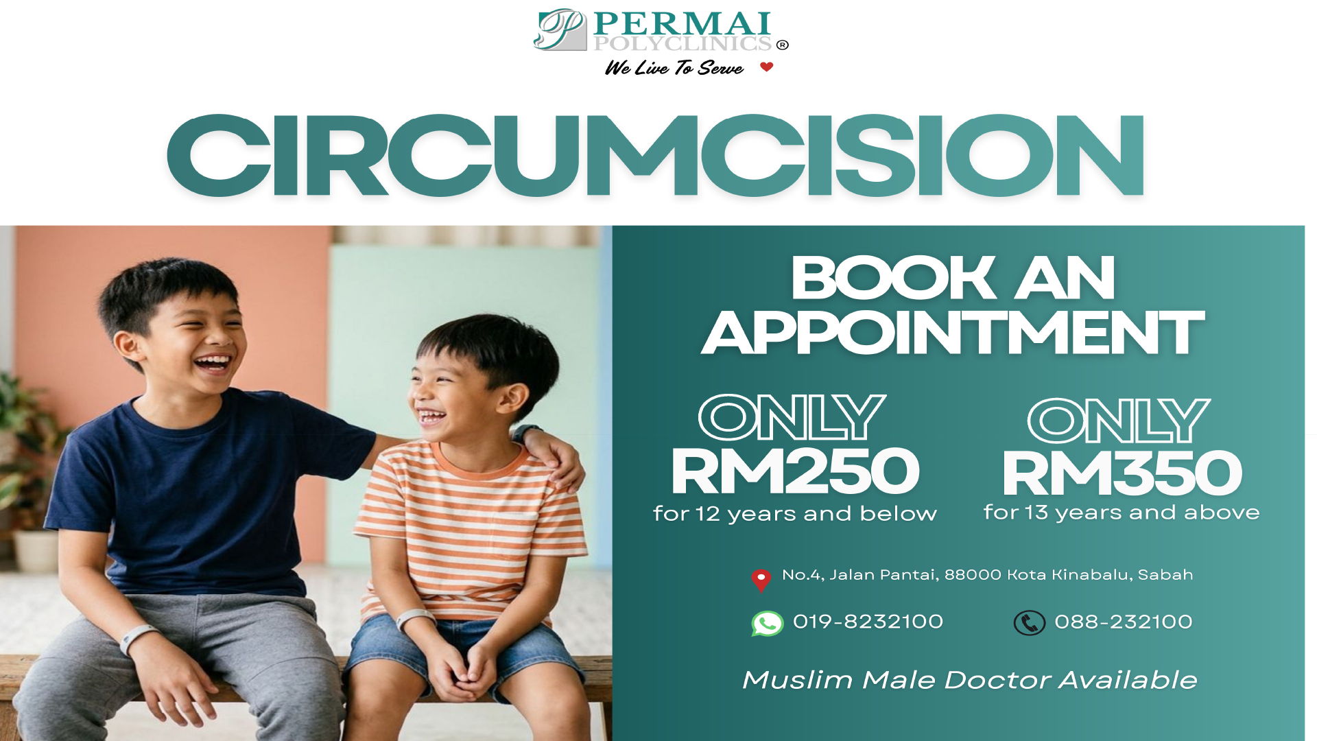 Circumcision - English - Landscape